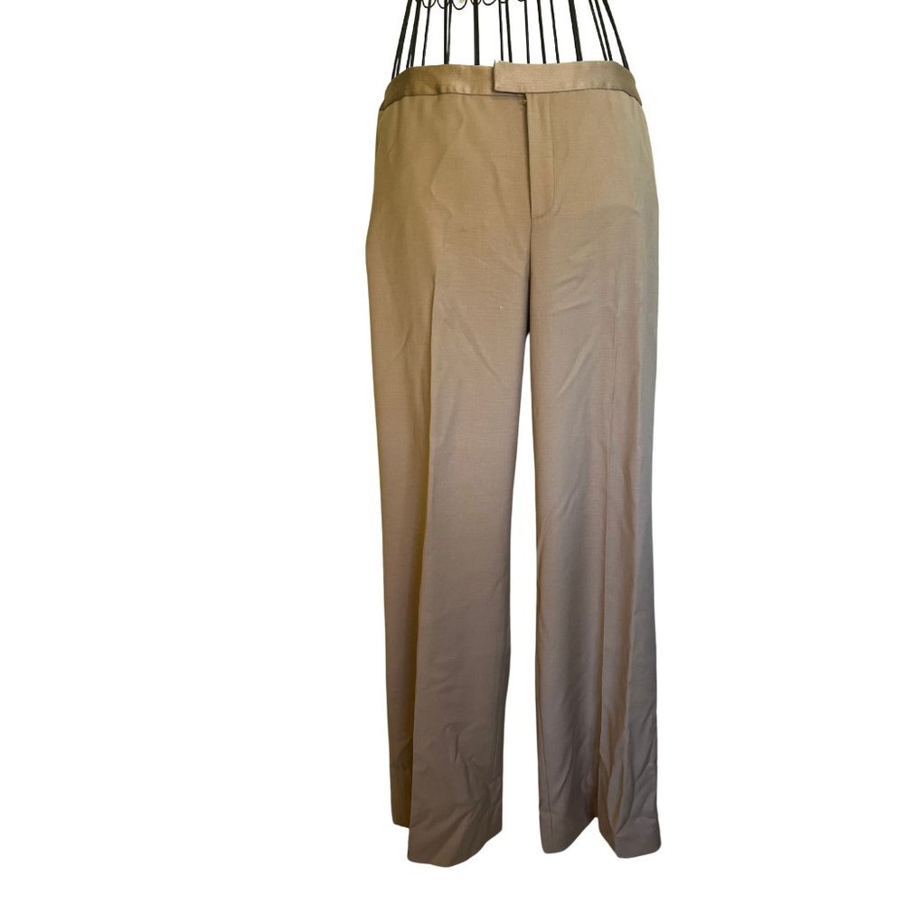 Linda Allard Ellen Tracy Women's Straight Leg CreamPants Size 12 N/WO tags